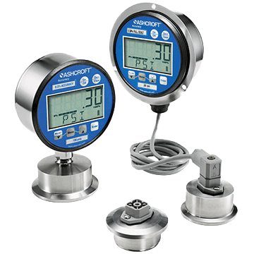 Ashcroft Digital Sanitary Gauge, 2030 Series